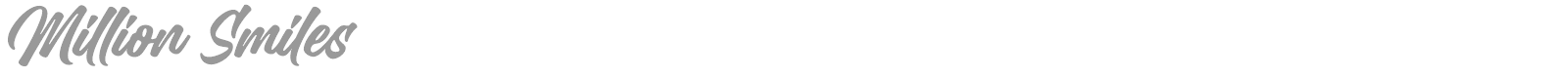 Million Smiles font preview
